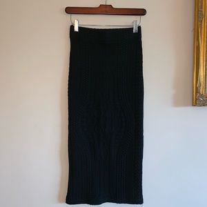 Jean-Pierre Braganza embossed midi skirt